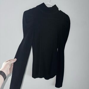 Free People Charcoal Knit Sweater